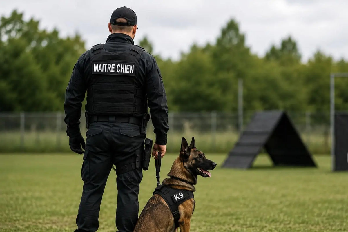 Maître-chien en sécurité privée