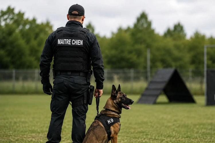 Maître-chien en sécurité privée