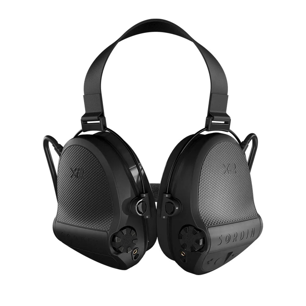 Casque anti-bruit Suprême X2 BT noir serre-nuque tissu noir
vue de face