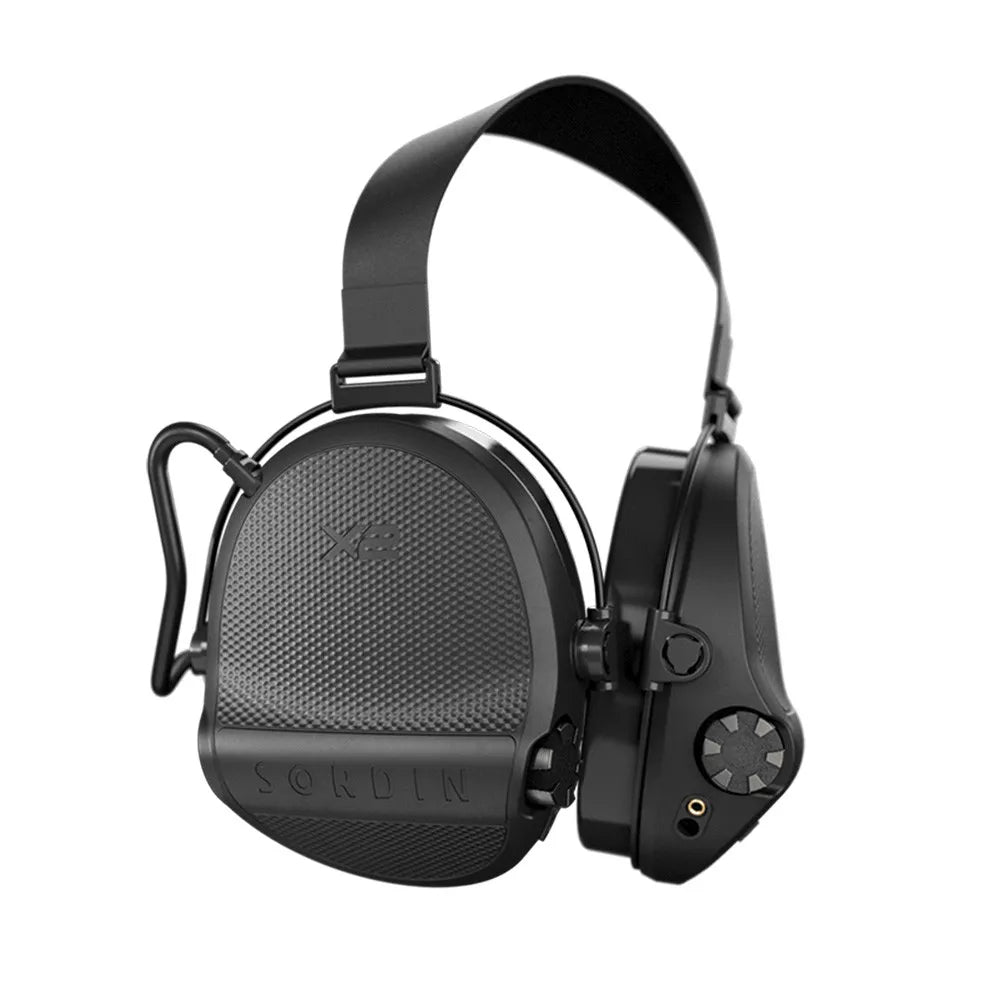 Casque anti-bruit Suprême X2 BT noir serre-nuque tissu noir vue de coté