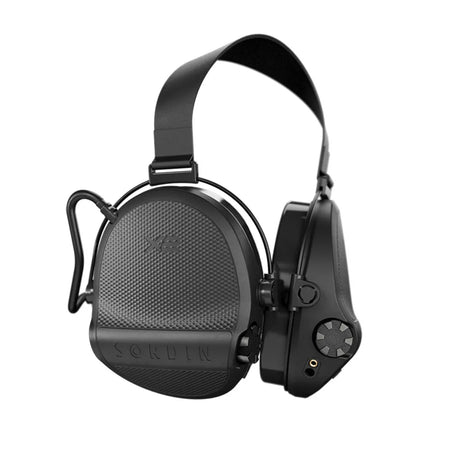 Casque anti-bruit Suprême X2 BT noir serre-nuque tissu noir vue de coté
