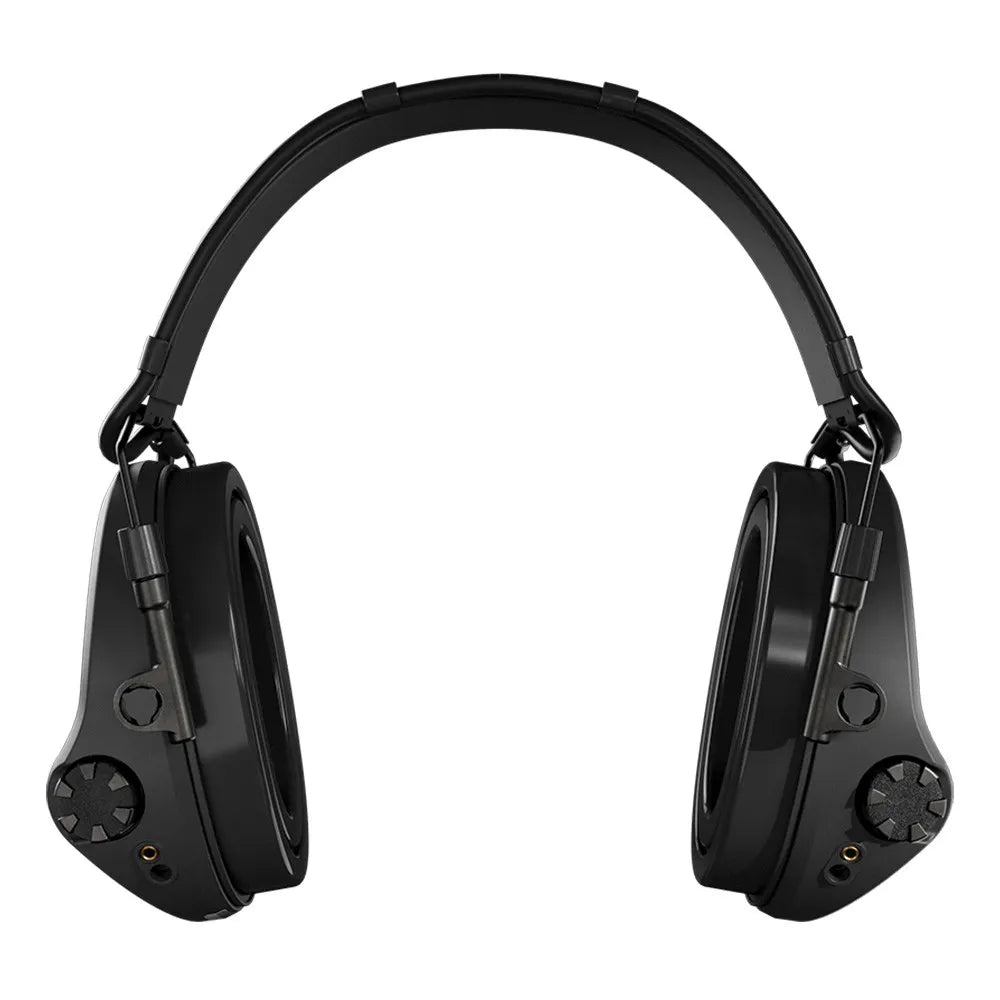 Casque anti-bruit Suprême X2 BT serre-tête cuir noir vue de face