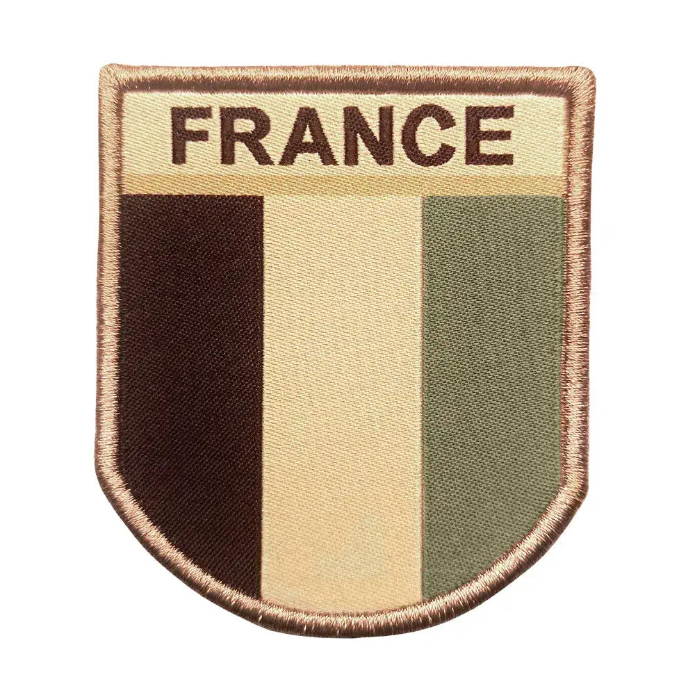 Ecusson France brodé désert