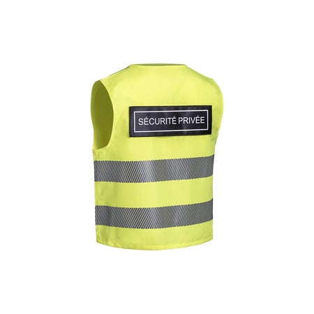 Gilet sans manches SÉCU-ONE HV-TAPE jaune vue de dos