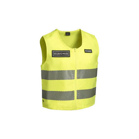 Gilet sans manches SÉCU-ONE HV-TAPE jaune vue de face
