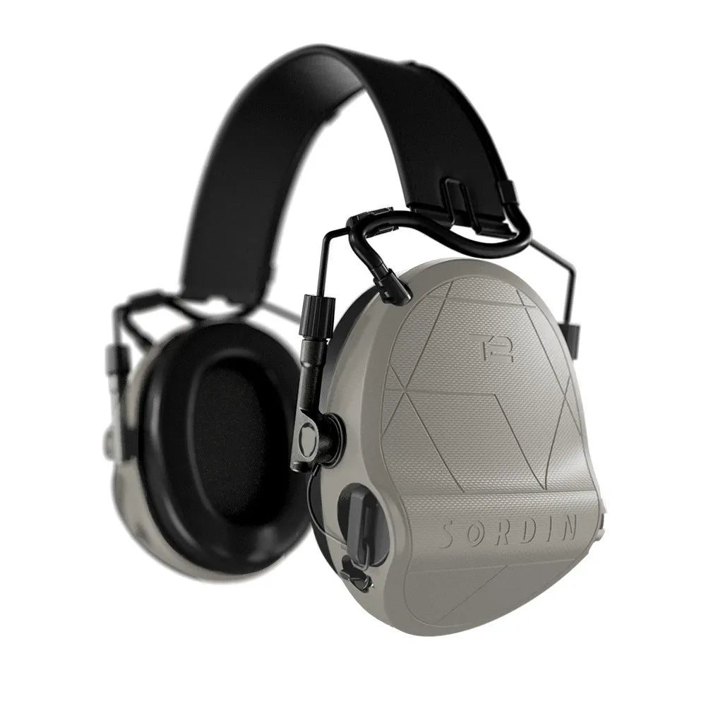 Casque anti-bruit Suprême T2 tan serre-tête tissu noir ANTAM