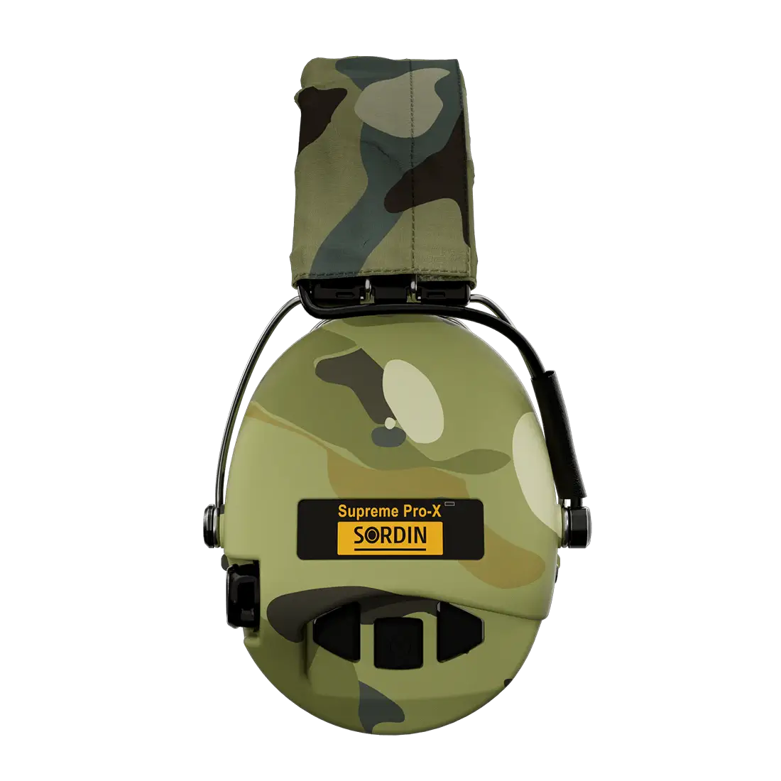 Casque de protection anti-bruit Suprême Pro-X LED camo boutons noir