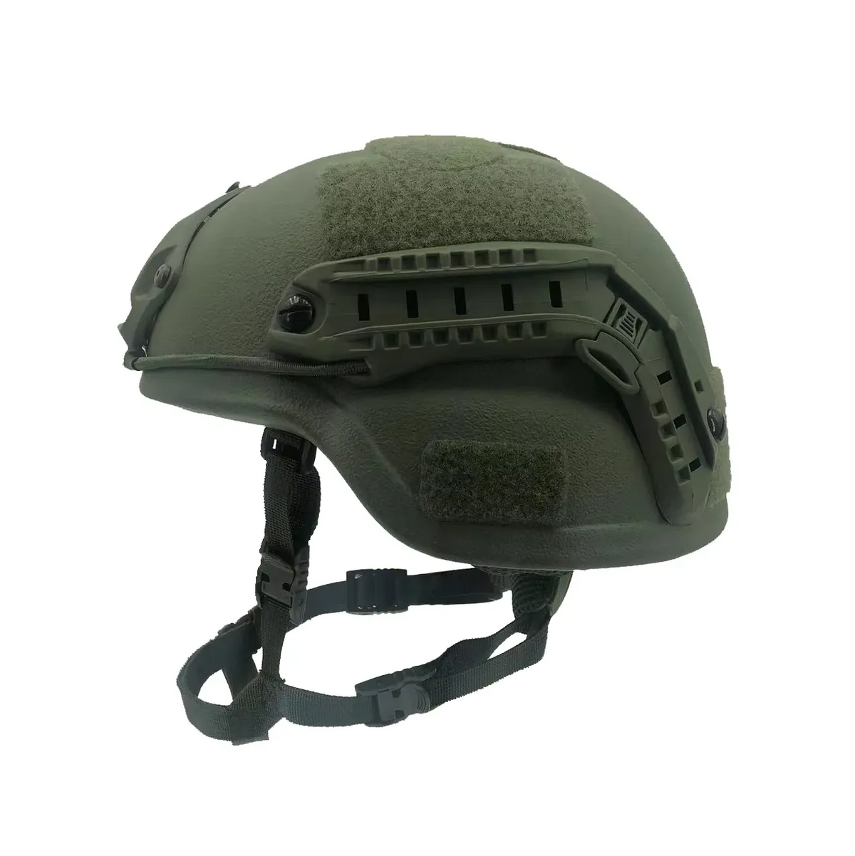 Casque balistique pare-balles MICH Coupe basse NIJ 3 vert olive de profil