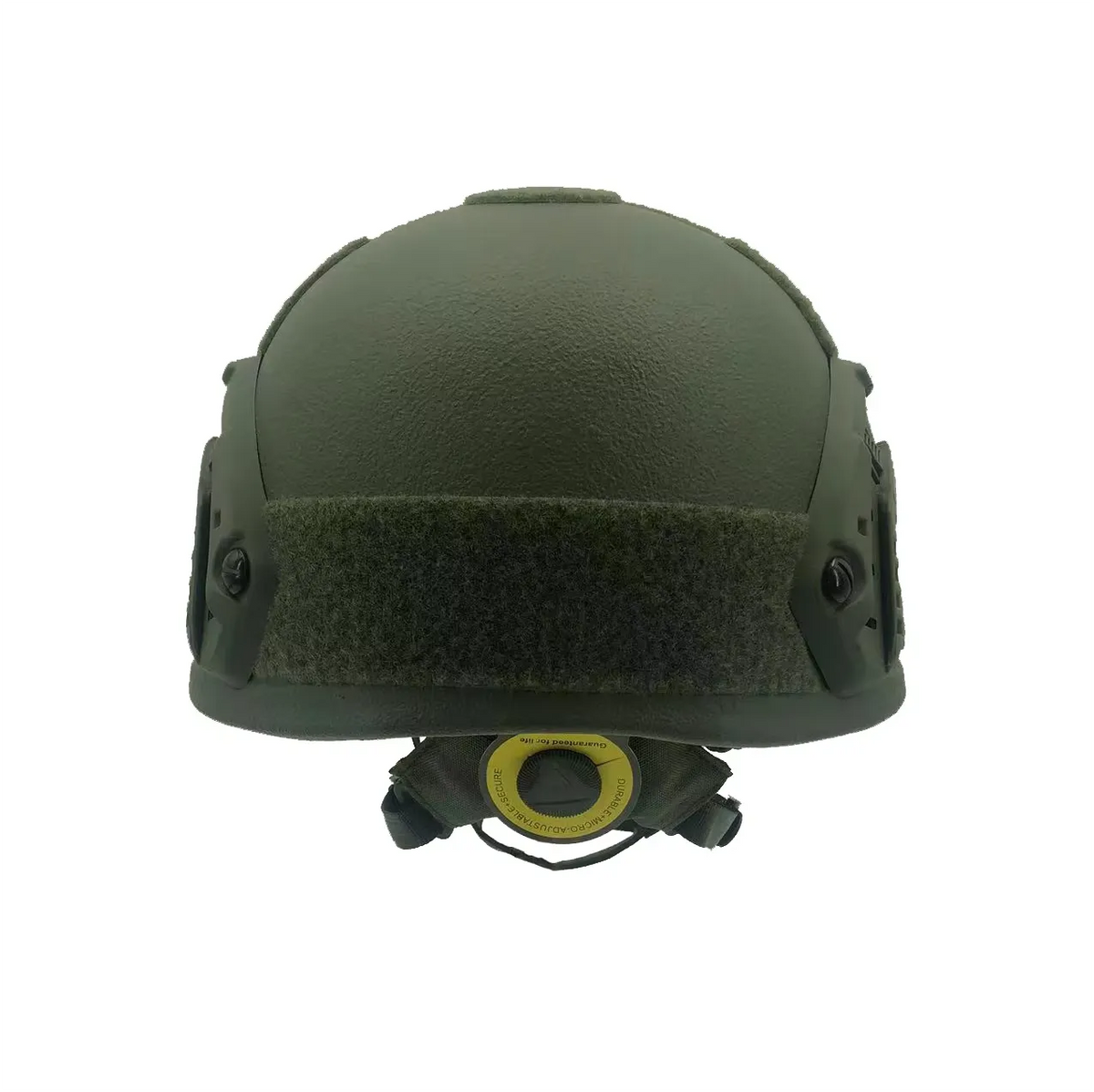 Casque balistique pare-balles MICH Coupe basse NIJ 3 vert olive de derrière