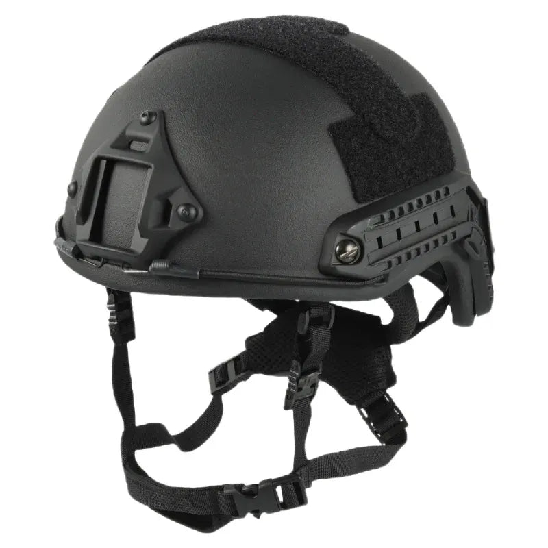 Casque balistique pare-balles FAST certifié NIJ 3A Noir Vue de face