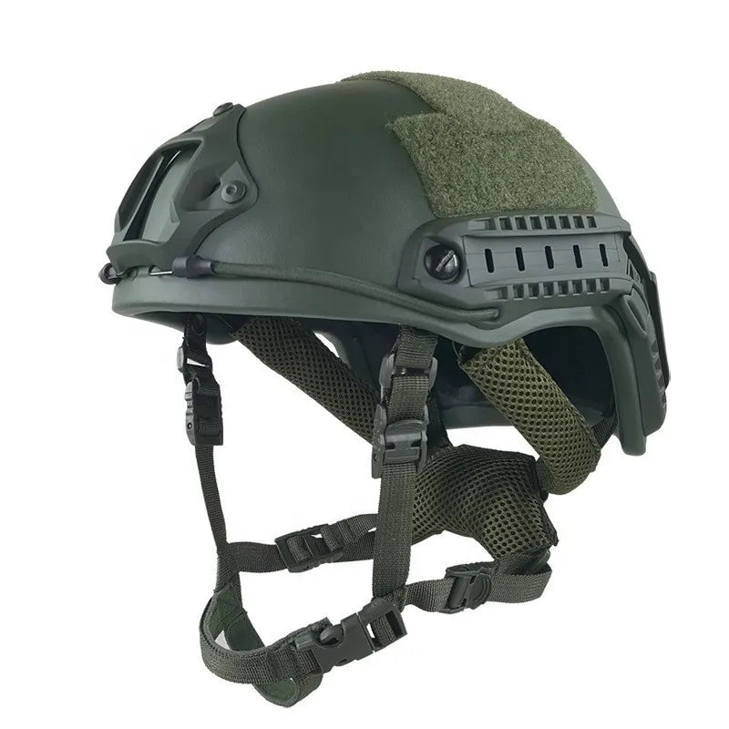 Casque Militaire Pare Balles Vert Armée Wendy