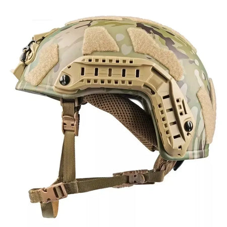 Casque balistique pare-balles FAST SF certifié NIJ 3A Multicam de profil