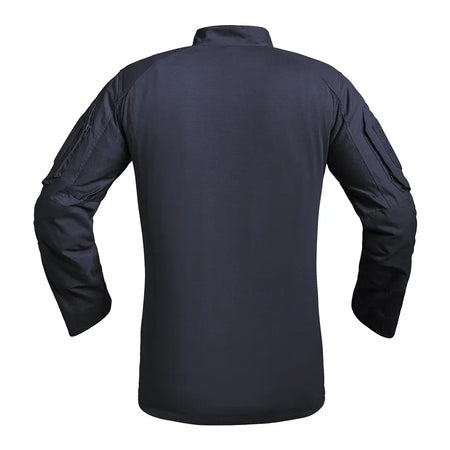 Chemise de combat UBAS V2 FIGHTER bleu marine vue de derrière