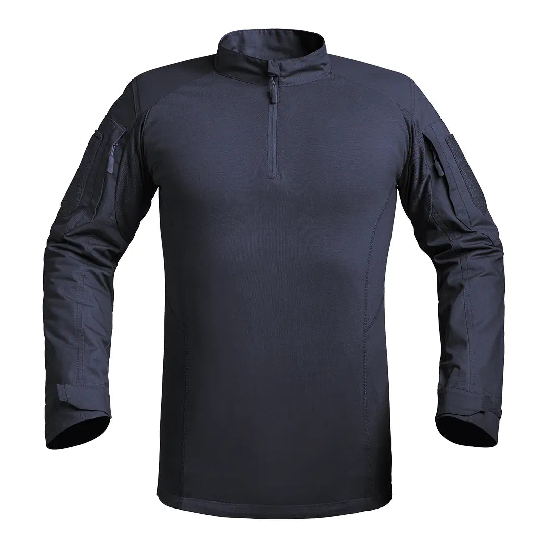 Chemise de combat UBAS V2 FIGHTER bleu marine