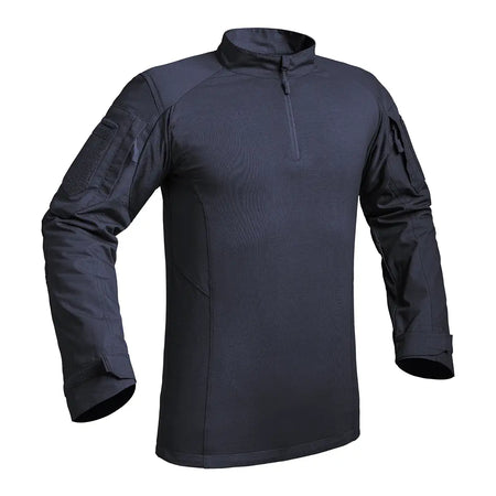 Chemise de combat UBAS V2 FIGHTER bleu marine vue de face