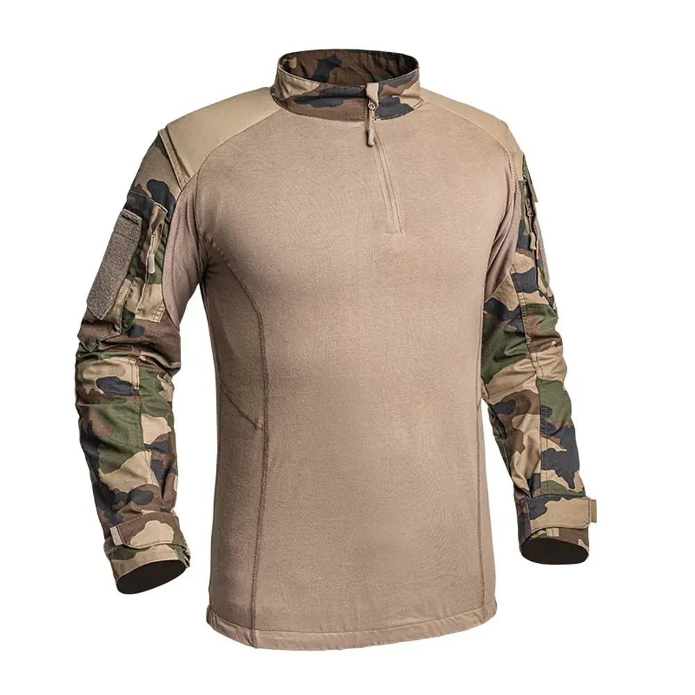 Chemise de combat UBAS V2 FIGHTER camo fr/ce vue de face