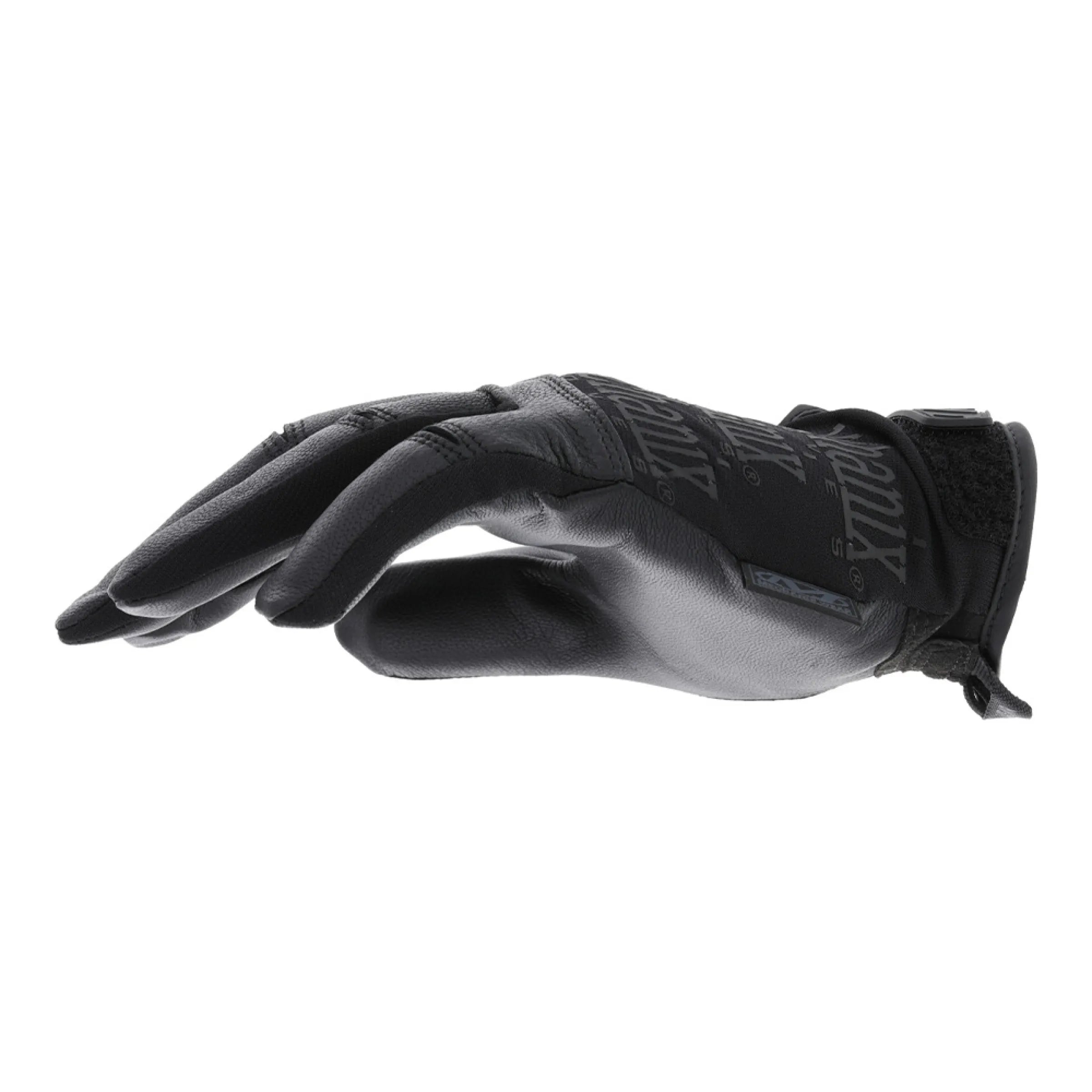 Gants d'intervention en cuir Recon noir flanc