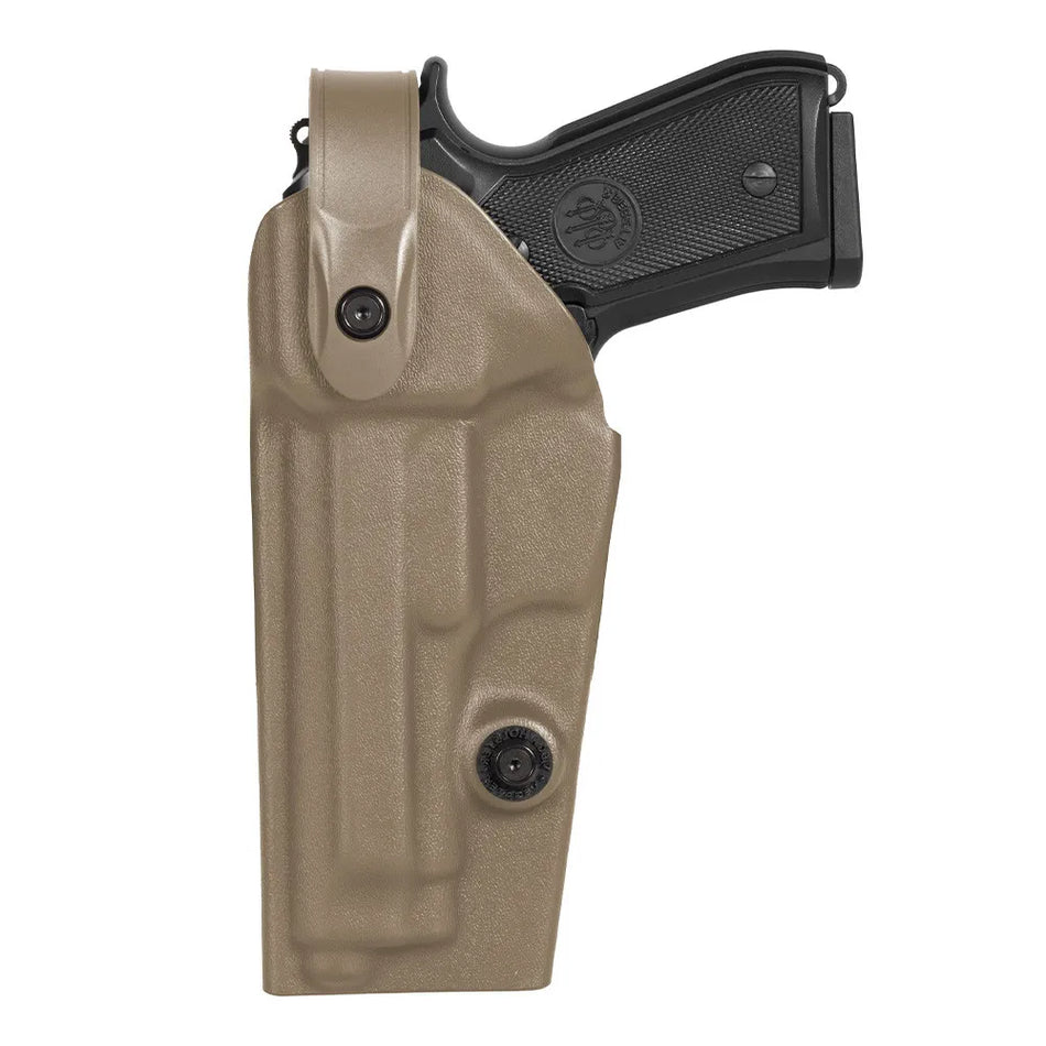 Holster gaucher Vegatek Duty VKD800 pour Berreta 92/98 - PAMAS / MAS-G1 tan