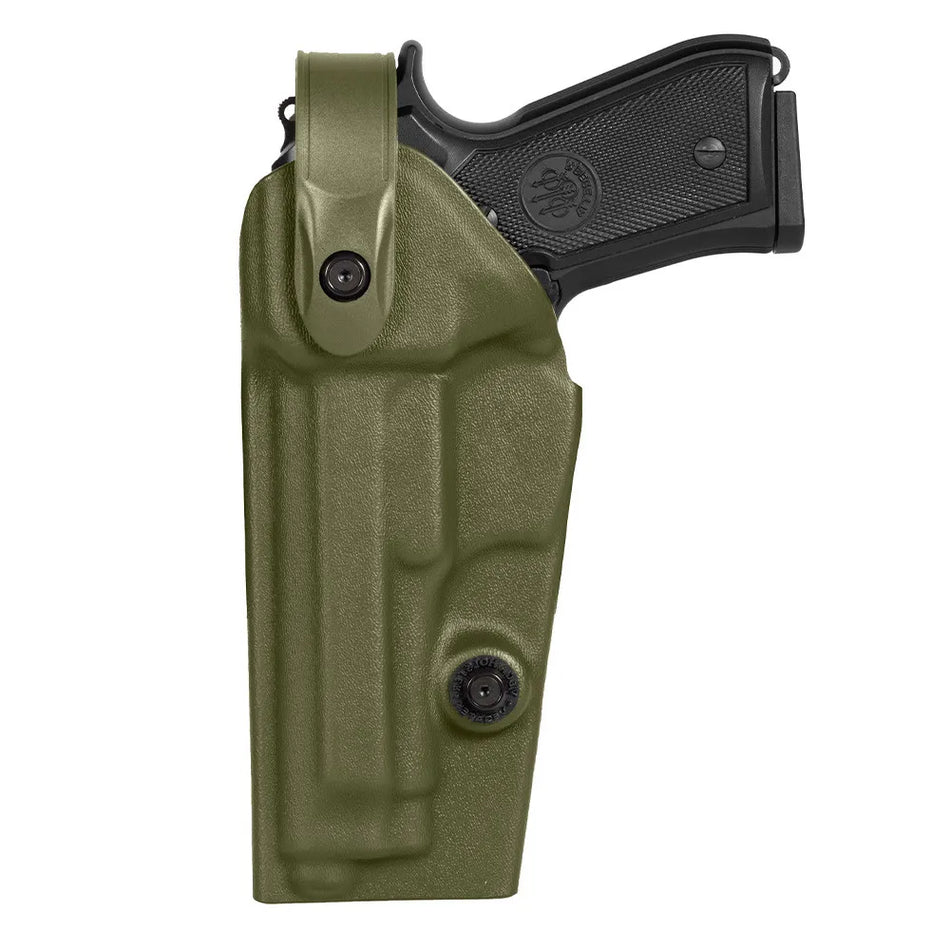 Holster gaucher Vegatek Duty VKD800 pour Berreta 92/98 - PAMAS / MAS-G1 vert olive