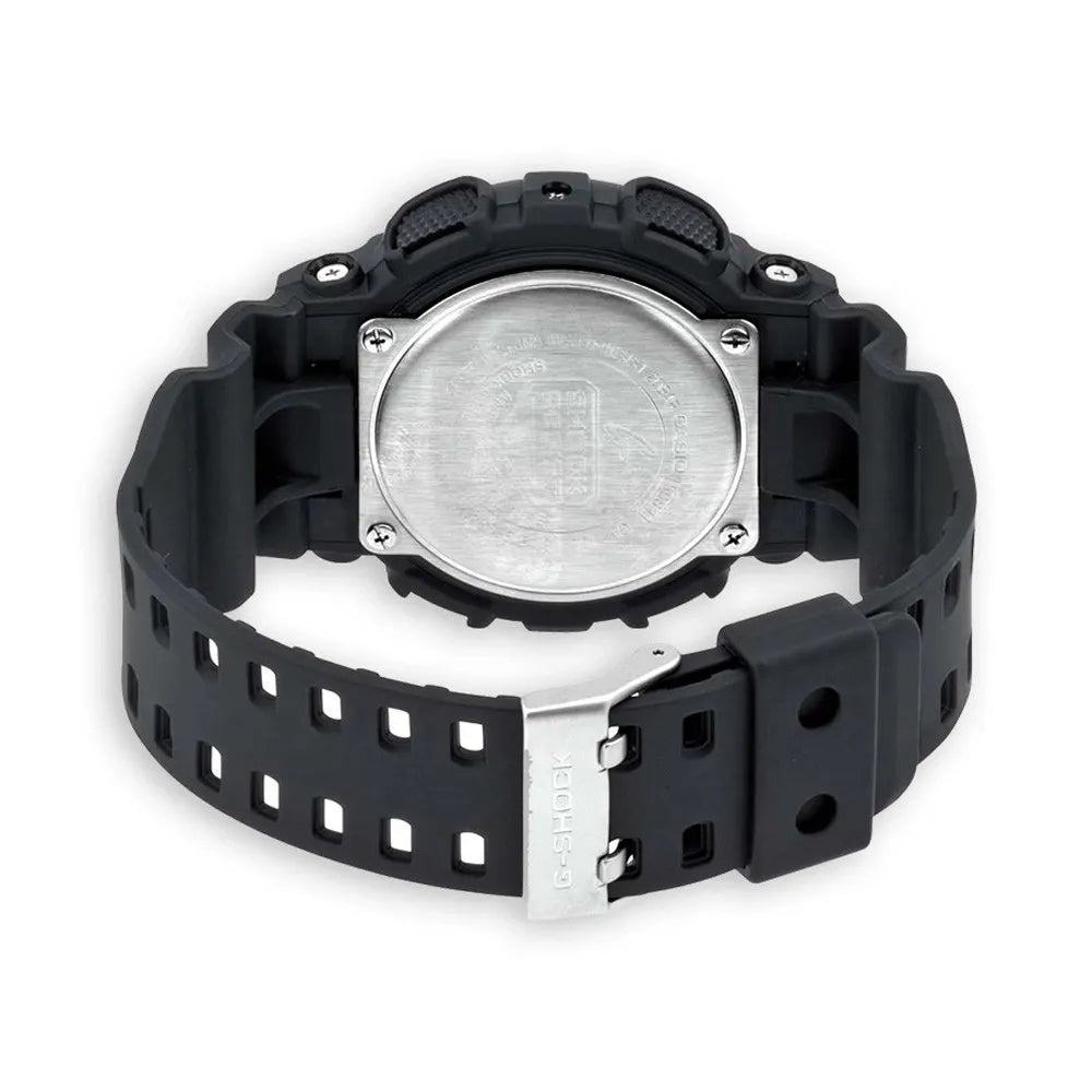 Montre tactique G-Shock GA-100 noir vue du bracelet