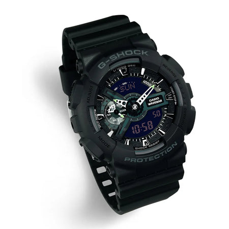 Montre tactique G-Shock GA-110 noir vue du cadran