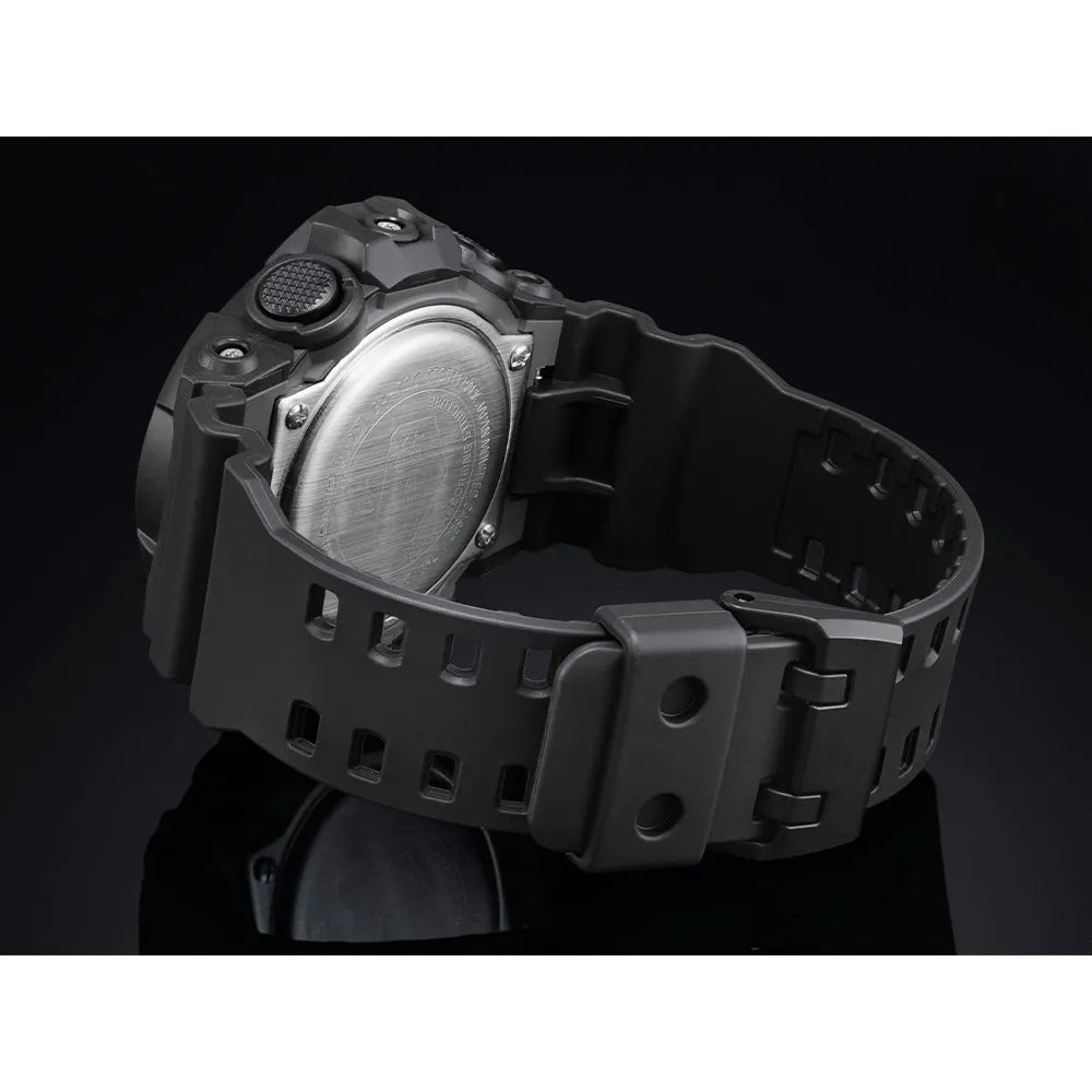 Montre tactique G-Shock GA-700 noir vue du bracelet