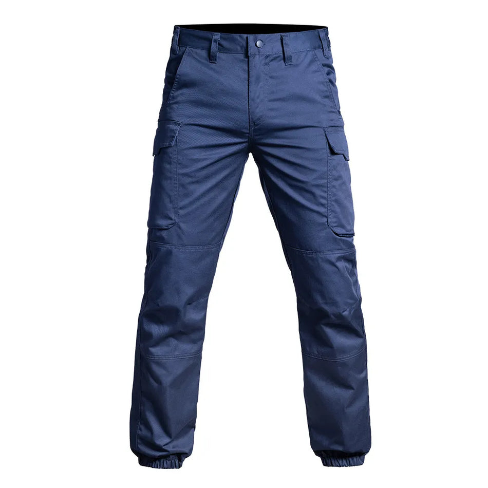 Pantalon Sécurité SÉCU-ONE bas élastiqué bleu