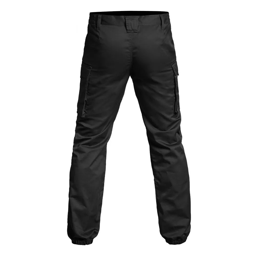 Pantalon Sécurité SÉCU-ONE bas élastiqué noir vue de dos