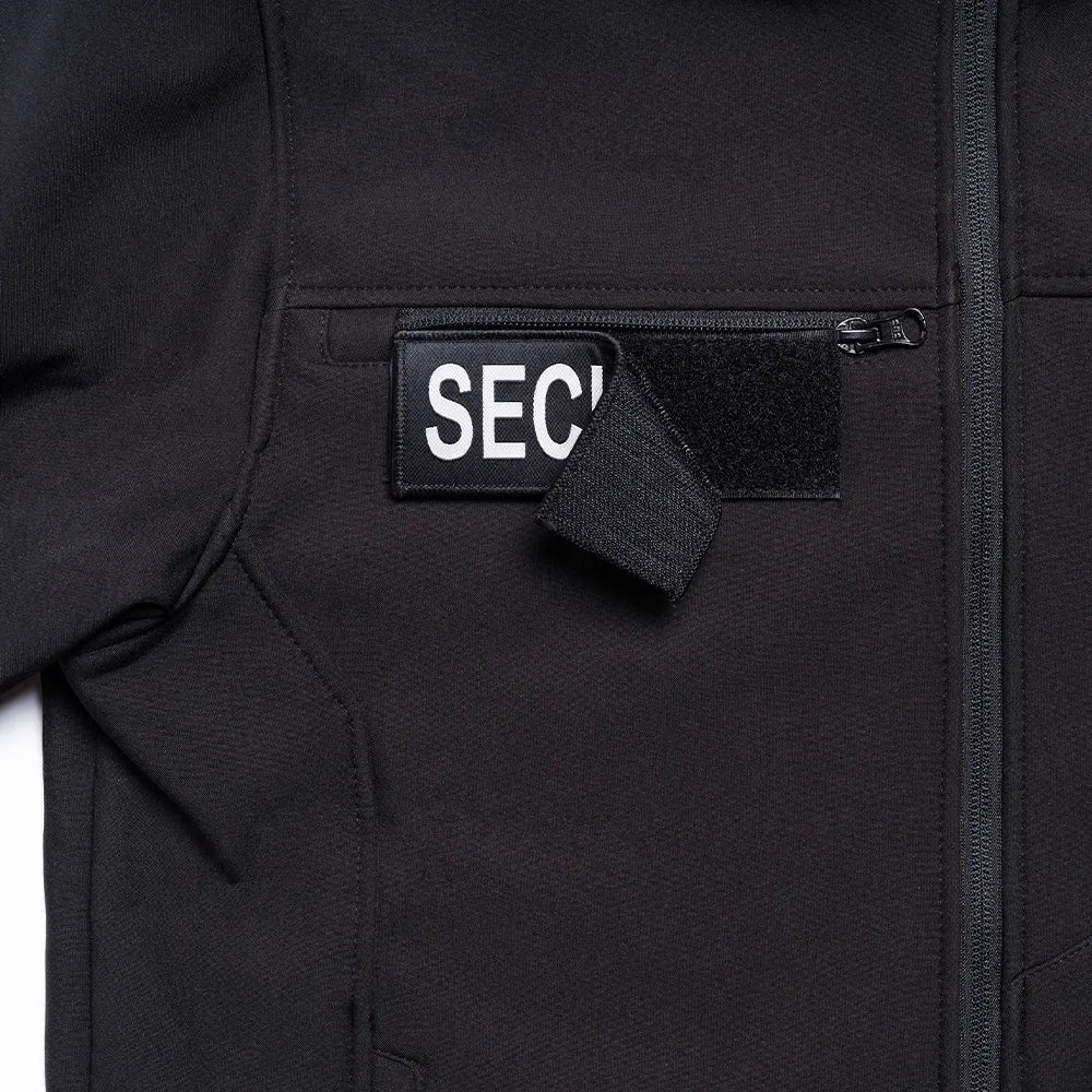 Parka Hardshell SÉCU-ONE WF 150 HV-TAPE Sécurité Privée noir indentification