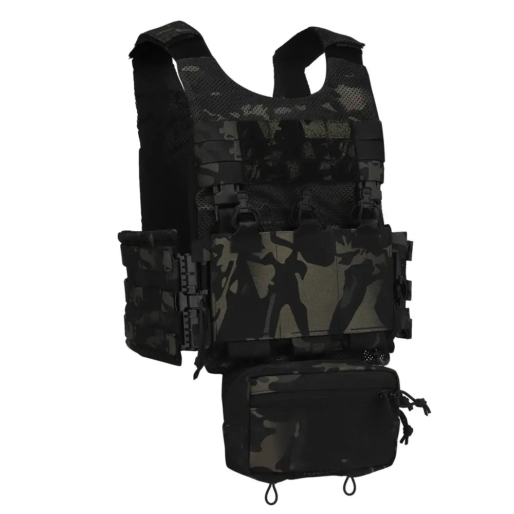 Porte-plaques tactique LV119 Multicam Noir