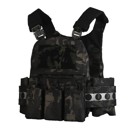 Porte-plaques tactique V5 PC Multicam Noir