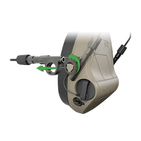 Système de fixation sur casque tactique pour casque anti-bruit Suprême T2/X2 BT attache ANTAM FRANCE