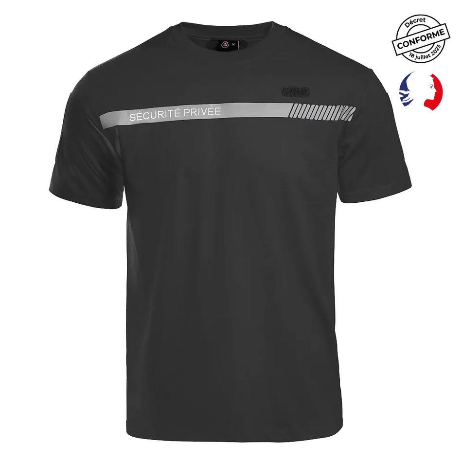 T-shirt Sécurité Privée SÉCU-ONE noir