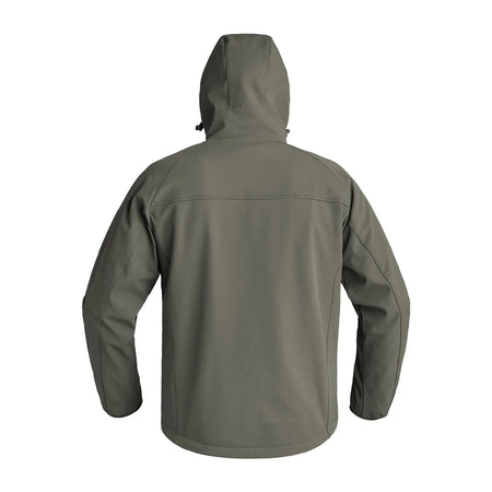 Veste tactique Softshell INSTRUCTOR vert olive vue arrière