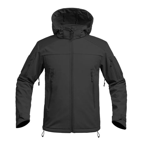 Veste Militaire Softshell V2 FIGHTER noir