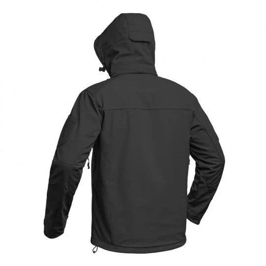 Veste Softshell V2 FIGHTER noir armée